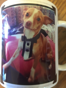 custom dog mug nino